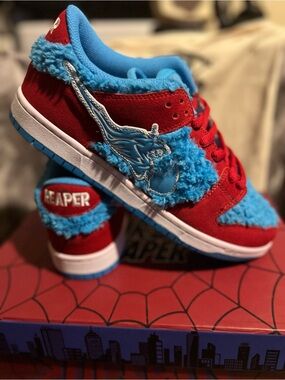 Soleboy Air Reaper "Spider-Man" Dunk Low - Brand New With Box - Size 10